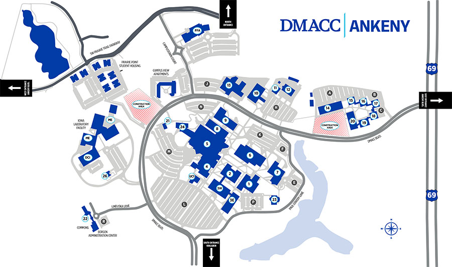 Ankeny Campus Map
