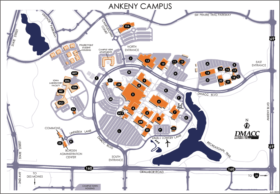 Ankeny Campus Map