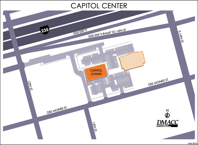 Map of Capitol Center