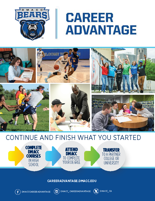 Complete your degree at DMACC brochure