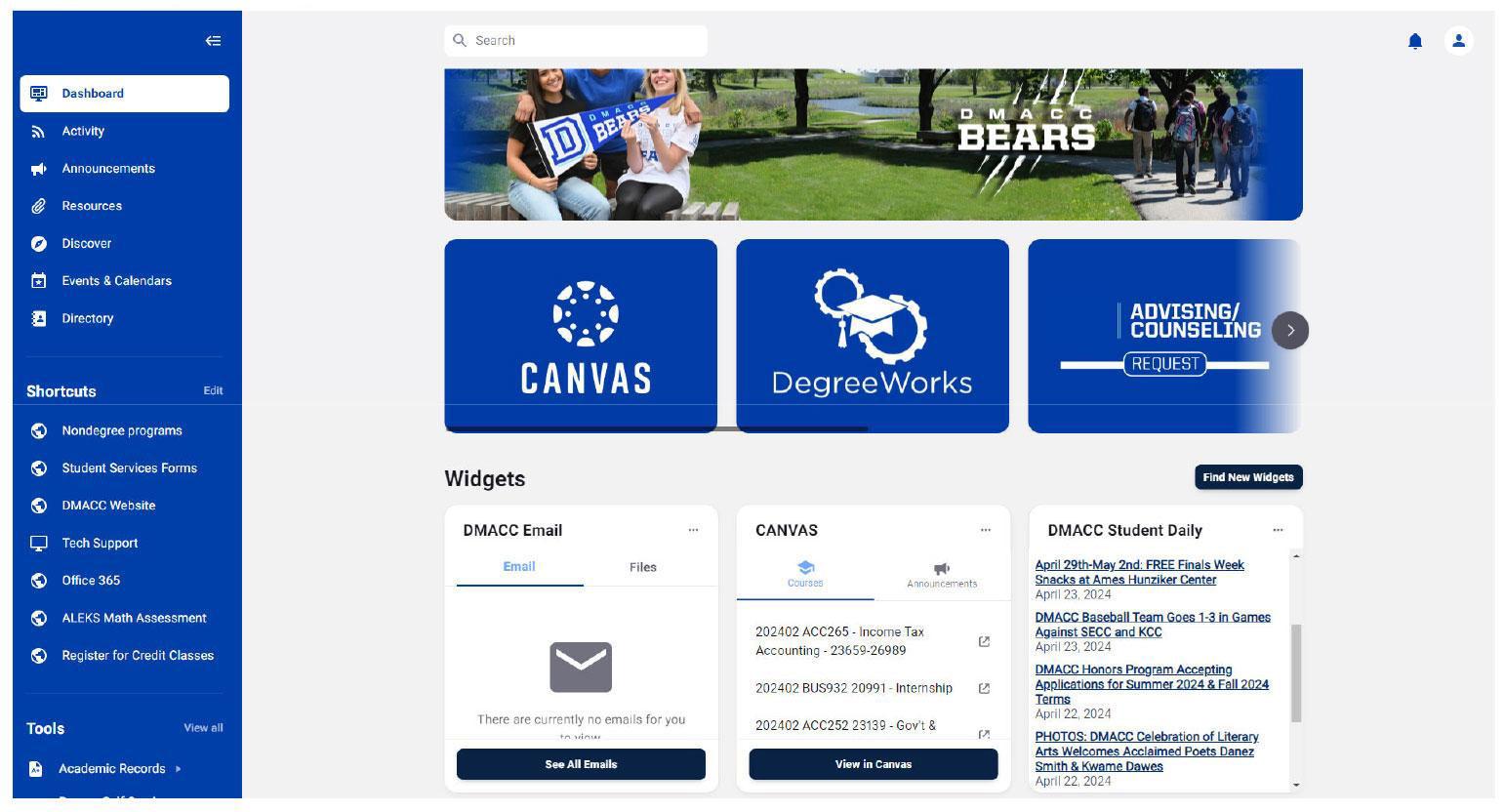 myDMACC view