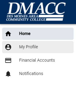 Step 7: After creating your profile, select the My Profile option from the navigation menu on the upper left of your screen.