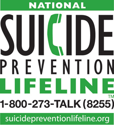 Suicide Prevention Lifeline 800-273-8255