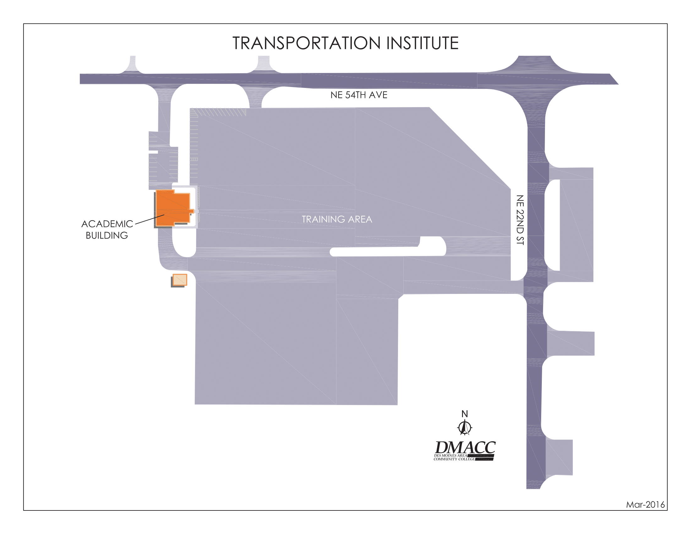 DMACC Transporatation Institute Map